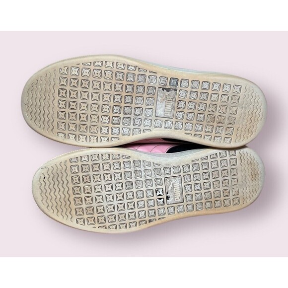 PUMA Women's Size 7.5 Vikky V2 Sneaker Black Pink Tennis Shoes Athletic Casual - Picture 7 of 8
